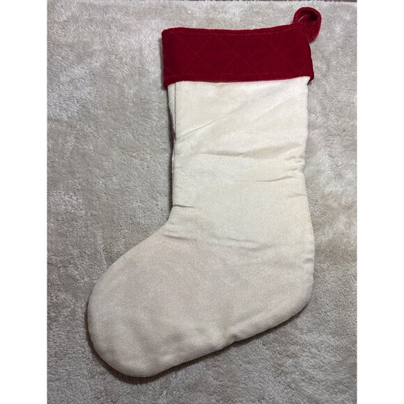 Nostalgia Christmas Stocking Santa With Children 20" Lots of Detail - Picture 6 of 6
